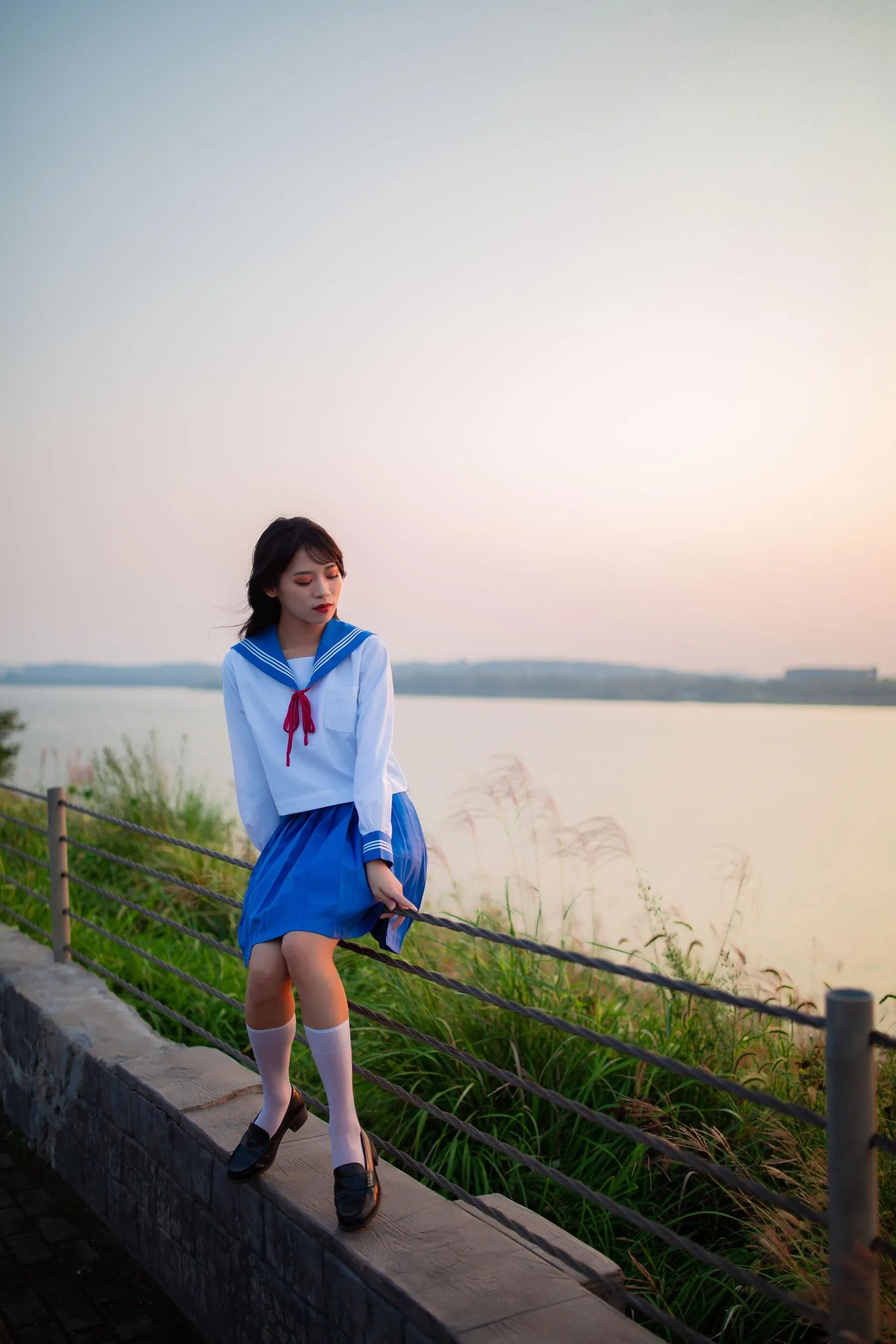 [YITUYU艺图语]2022.02.02 JK少女 一只橙子 [48P]插图8